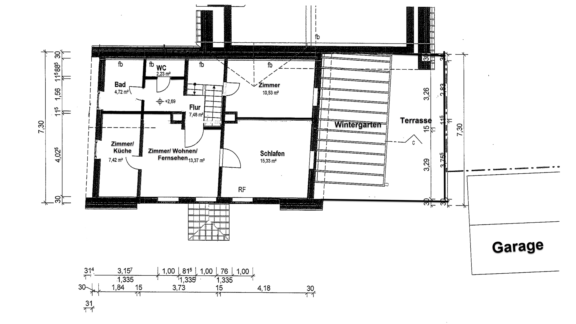 Mit Blick zum Himmel und Natur: EFH in Reichshof-Hahn mit Wintergarten und Terrasse, Grundriss - Dachgeschoss